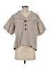 Alvin Valley Tan Short Sleeve Blouse Size 4 - photo 1