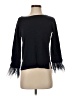 J.Crew Solid Blue Black 3/4 Sleeve Top Size XS - photo 1