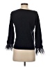 J.Crew Solid Blue Black 3/4 Sleeve Top Size XS - photo 2
