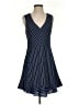 J.Crew 100% Polyester Stripes Blue Casual Dress Size 4 - photo 1