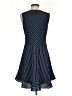 J.Crew 100% Polyester Stripes Blue Casual Dress Size 4 - photo 2