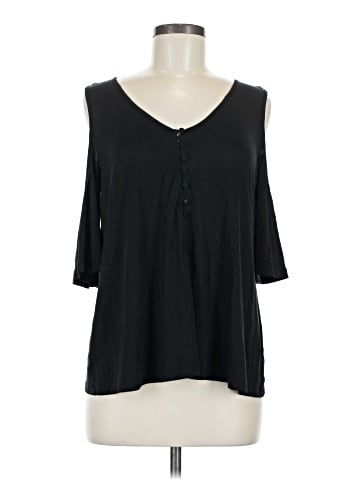 Q&A 3/4 Sleeve Top (view 1)