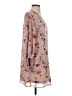 Entro 100% Polyester Floral Tan Pink Casual Dress Size S - photo 4