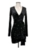 Double Crazy Stars Black Cocktail Dress Size S - photo 1