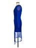 Unbranded 100% Polyester Blue Cocktail Dress Size M (estimated) - photo 5
