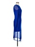 Unbranded 100% Polyester Blue Cocktail Dress Size M (estimated) - photo 4