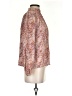 Hinge 100% Viscose Brown Long Sleeve Blouse Size S - photo 4