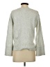 Rachel Zoe TJX Metallic Silver Pullover Sweater Size XS - photo 2