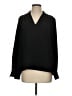 Pearl By Lela Rose 100% Polyester Black Long Sleeve Blouse Size 4 - photo 1