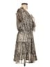 She + Sky 100% Polyester Paisley Gray Cocktail Dress Size L - photo 4