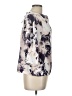 Worthington 100% Polyester Floral Gray 3/4 Sleeve Blouse Size L - photo 4