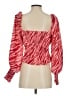 Slate & Willow 100% Polyester Red 3/4 Sleeve Blouse Size S - photo 2