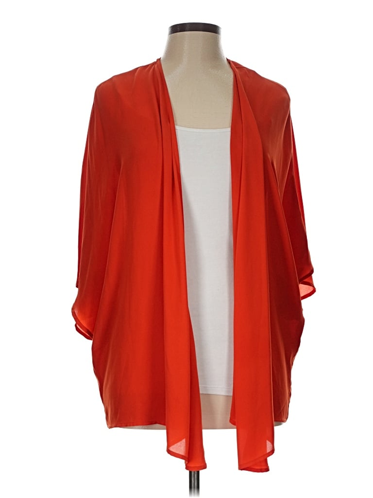 Pre-owned Chico's Kimono In Orange