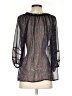 Joie 100% Silk Gray 3/4 Sleeve Silk Top Size S - photo 2