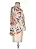 Elan 100% Viscose Ivory 3/4 Sleeve Blouse Size S - photo 4