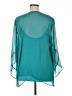 Colleen Lopez 100% Polyester Teal 3/4 Sleeve Blouse Size 1X - photo 2
