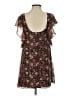 BCBGeneration 100% Polyester Floral Brown Casual Dress Size XS - photo 2