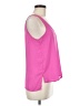 Topshop 100% Polyester Pink Sleeveless Blouse Size 8 - photo 4