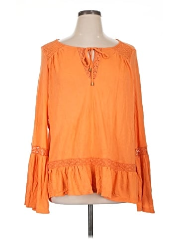 Crown & Ivy Long Sleeve Blouse (view 1)