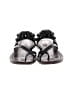 Via Spiga 100% Leather Black Sandals Size 5 1/2 - photo 2