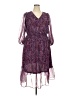 Talbots Paisley Purple Cocktail Dress Size 18 - photo 1