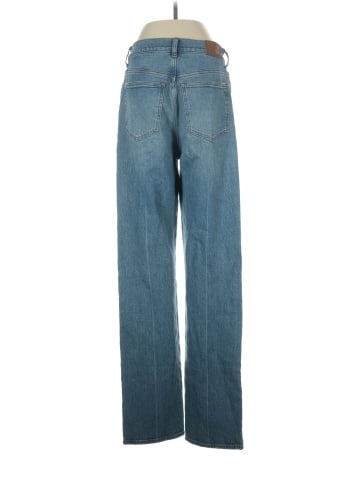 Madewell The Tall '90s Straight Jean in Rondell Wash: Crease Edition (view 2)