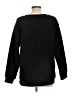 Ann Taylor LOFT 100% Polyester Solid Black Pullover Sweater Size L - photo 2