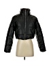 Ambiance 100% Polyurethane Solid Black Jacket Size S - photo 1