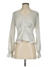 Express Outlet 100% Polyester Ivory Long Sleeve Blouse Size S - photo 1