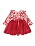 Unbranded 100% Polyester Red Dress Size 3 - 4 - photo 1
