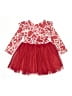 Unbranded 100% Polyester Red Dress Size 3 - 4 - photo 2