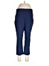 Elle Solid Blue Dress Pants Size L - photo 1