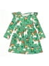 Unbranded Print Green Dress Size 4 - 5 - photo 1