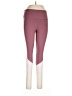 Athleta Color Block Burgundy Active Pants Size L - photo 1
