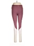 Athleta Color Block Burgundy Active Pants Size L - photo 2