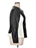 Halogen 100% Leather Black Jacket Size 14 - photo 4