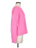 Love Always 100% Acrylic Solid Pink Pullover Sweater Size M - photo 4