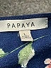 Papaya Blue 3/4 Sleeve Blouse Size L - photo 7