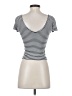 Express One Eleven Black Short Sleeve Top Size S - photo 2