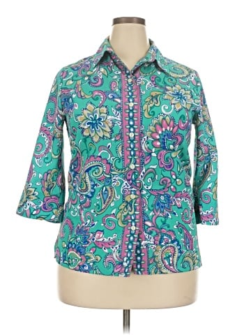 Alia 3/4 Sleeve Blouse (view 1)