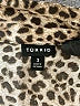 Torrid 100% Rayon Animal Print Tan Short Sleeve Blouse Size 3X Plus (3) - photo 7