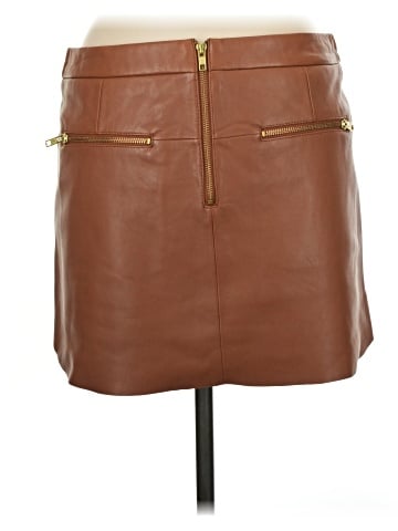 Mason Faux Leather Skirt (view 2)