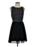 Moon 100% Polyester Stars Black Casual Dress Size S - photo 1