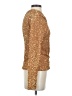 Self-Portrait Gold Long Sleeve Top Size 4 - photo 4