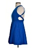 Unbranded Solid Blue Cocktail Dress Size XS - photo 5