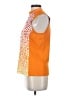 J.Lindeberg 100% Polyester Orange Sleeveless Top Size S - photo 5