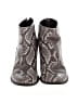 Massini 100% Leather Gray Tan Ankle Boots Size 7 1/2 - photo 2