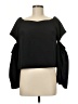 Re:named Black Long Sleeve Blouse Size M - photo 1