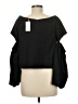 Re:named Black Long Sleeve Blouse Size M - photo 2
