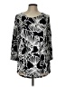 JM Collection Black 3/4 Sleeve Blouse Size L - photo 1